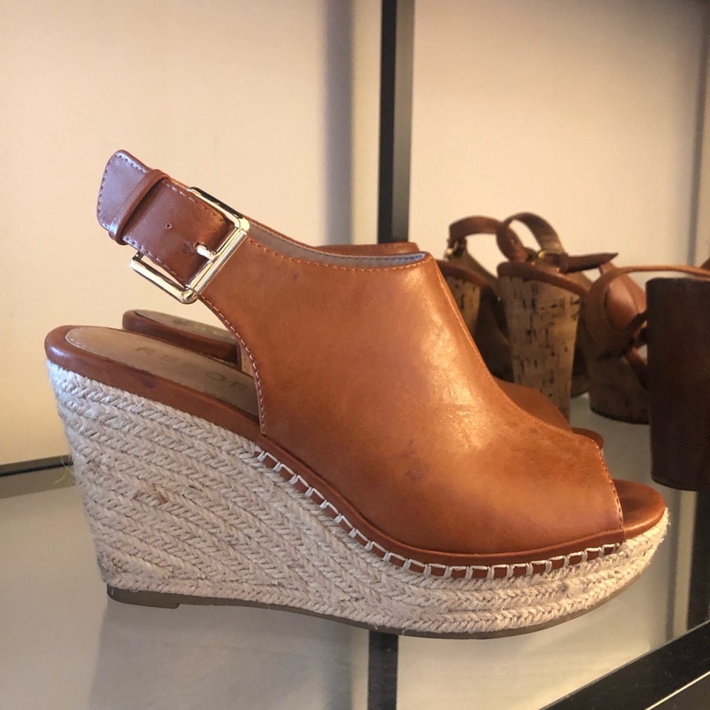 REPORT Dorsett Espadrille Wedge Sandal Sz 7